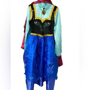 Disney Frozen Anna Girls Costume Sz (5/6)